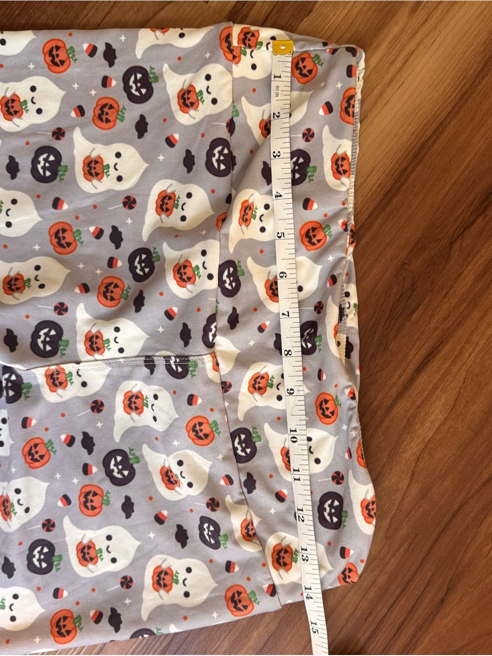 Halloween Ghost & Pumpkin Leggings - Gray - Picture 4 of 6